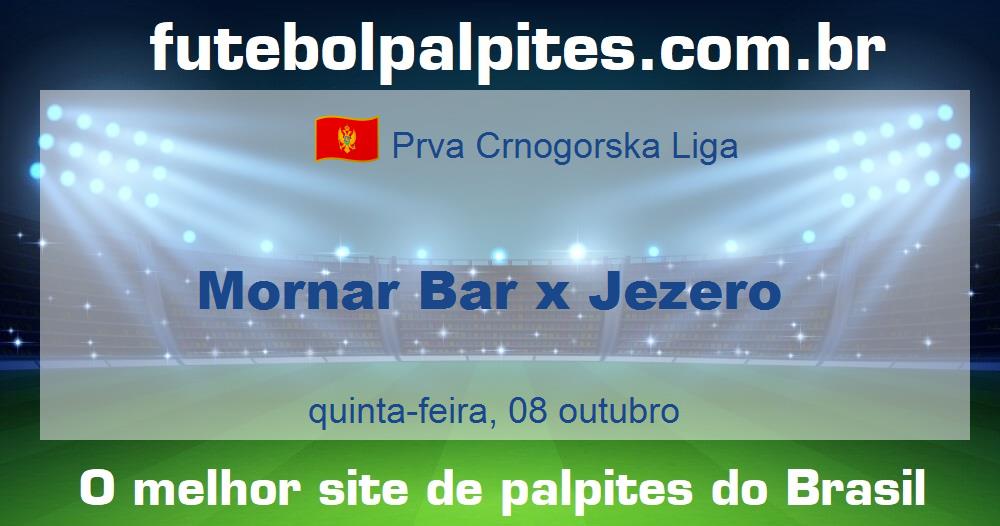 Mornar Bar x Jezero Mornar Bar x Jezero