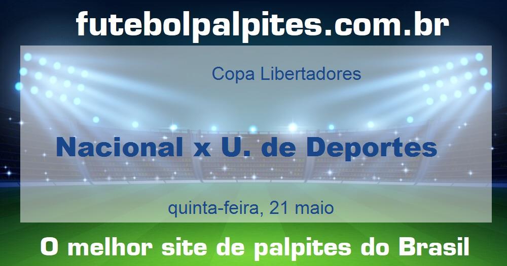 Nacional x U. de Deportes
