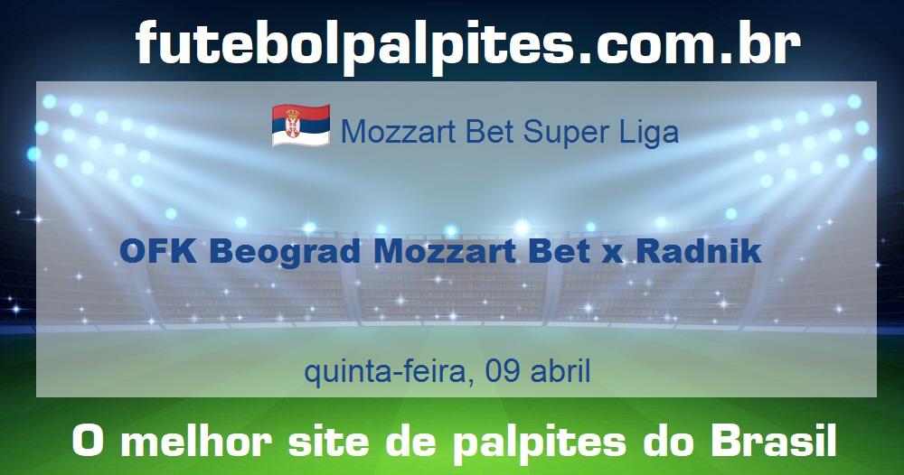 OFK Beograd Mozzart Bet x Radnik