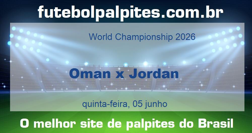 Oman x Jordan Oman x Jordan