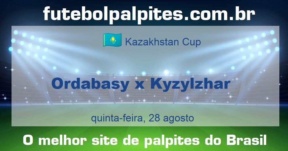 Ordabasy x Kyzylzhar Ordabasy x Kyzylzhar