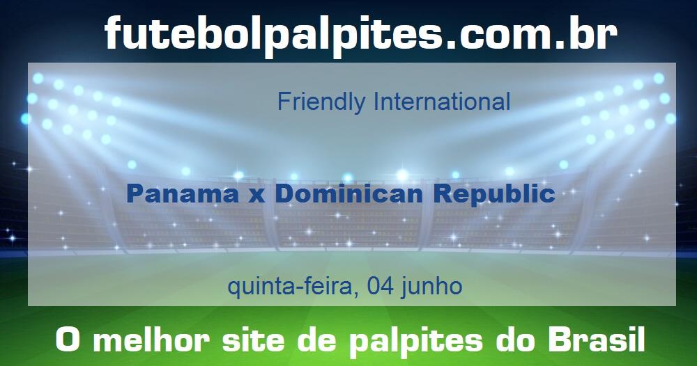 Panama x Dominican Republic Panama x Dominican Republic