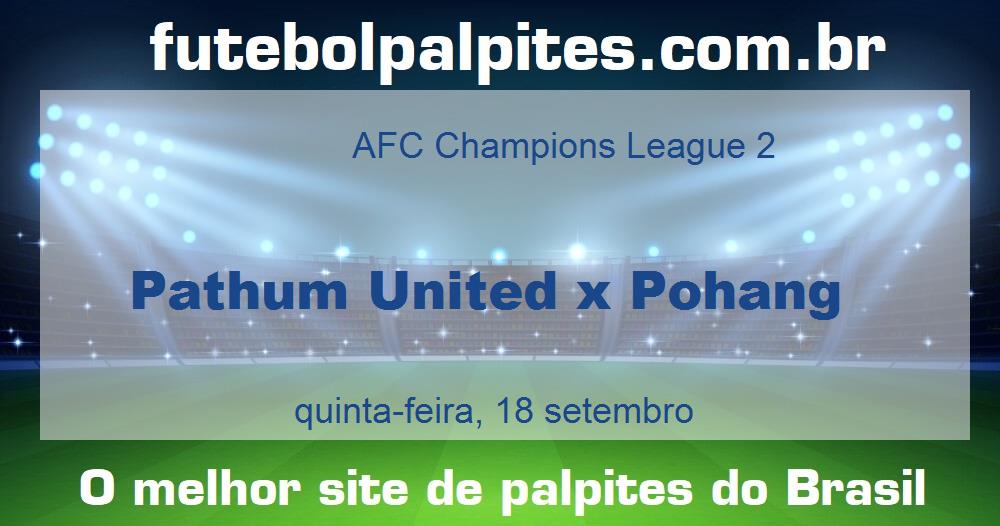 Pathum United x Pohang