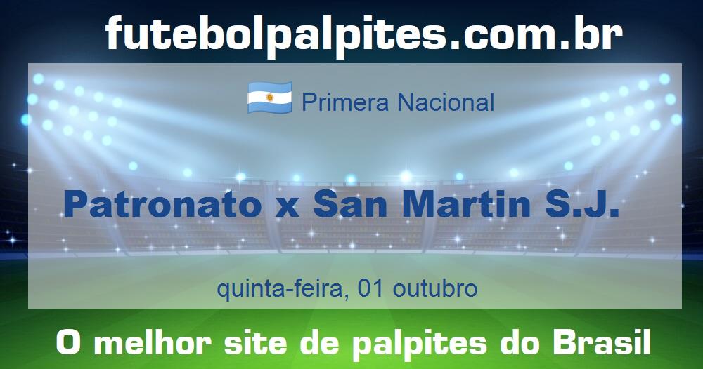 Patronato x San Martin S.J. Patronato x San Martin S.J.