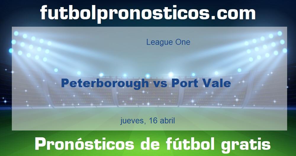 Peterborough vs Port Vale