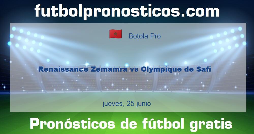 Renaissance Zemamra vs Olympique de Safi