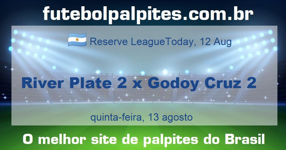 River Plate 2 x Godoy Cruz 2 River Plate 2 x Godoy Cruz 2