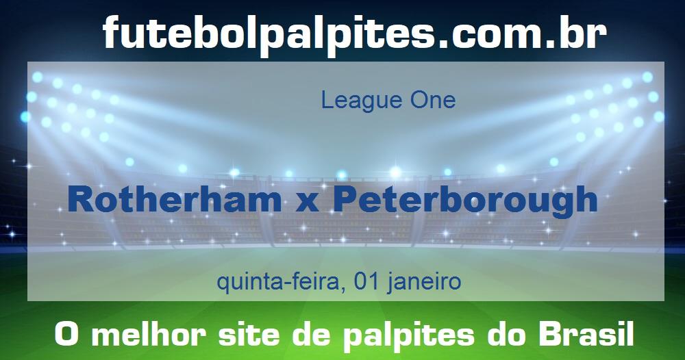 Rotherham x Peterborough