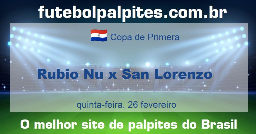 Rubio Nu x San Lorenzo