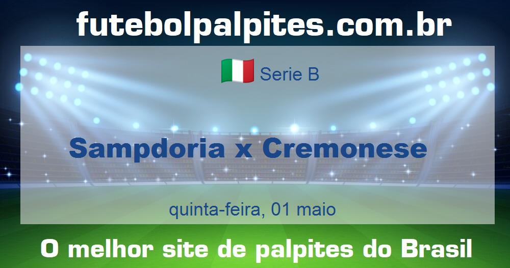 Sampdoria x Cremonese Sampdoria x Cremonese