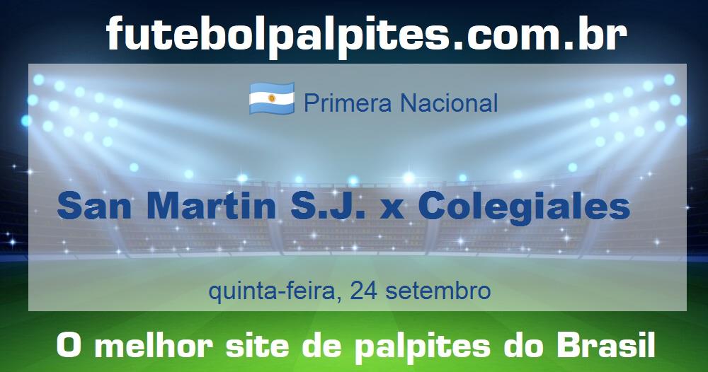 San Martin S.J. x Colegiales San Martin S.J. x Colegiales