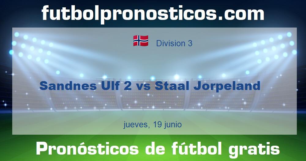 Sandnes Ulf 2 vs Staal Jorpeland Sandnes Ulf 2 vs Staal Jorpeland