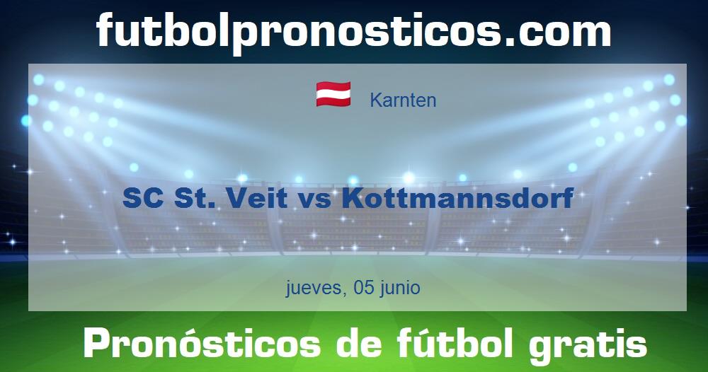 SC St. Veit vs Kottmannsdorf SC St. Veit vs Kottmannsdorf
