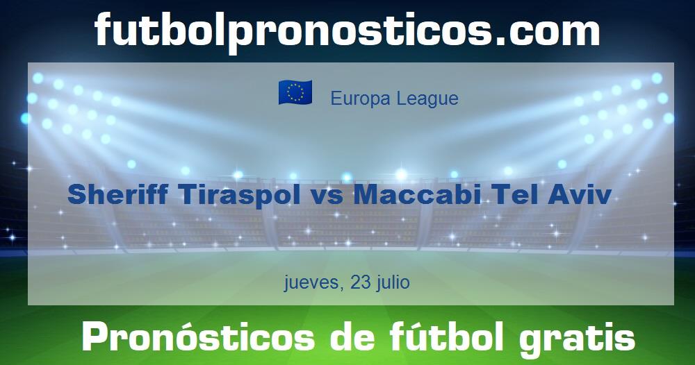 Sheriff Tiraspol vs Maccabi Tel Aviv Sheriff Tiraspol vs Maccabi Tel Aviv