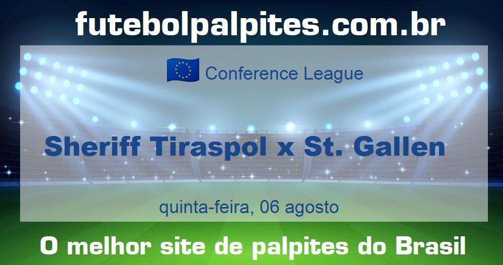 Sheriff Tiraspol x St. Gallen