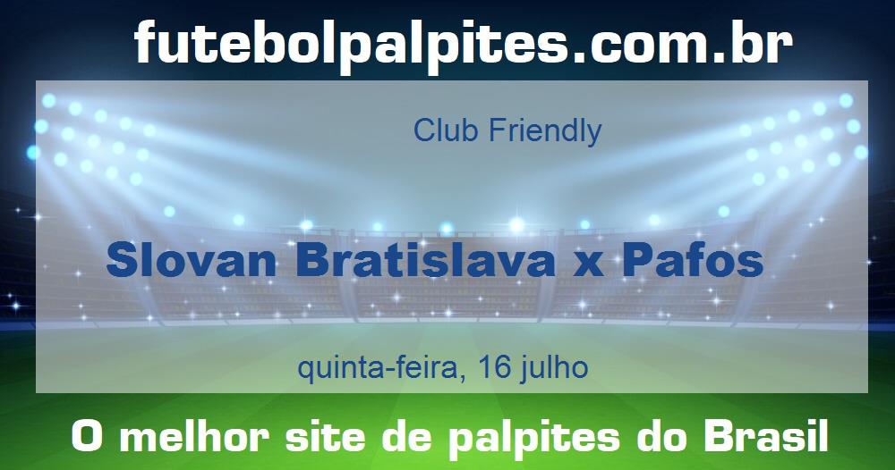 Slovan Bratislava x Pafos Slovan Bratislava x Pafos