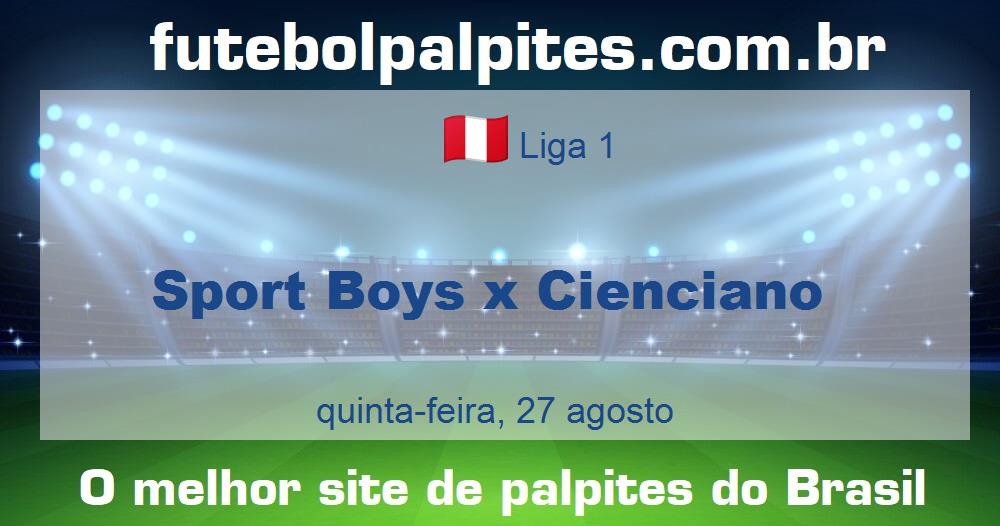 Sport Boys x Cienciano