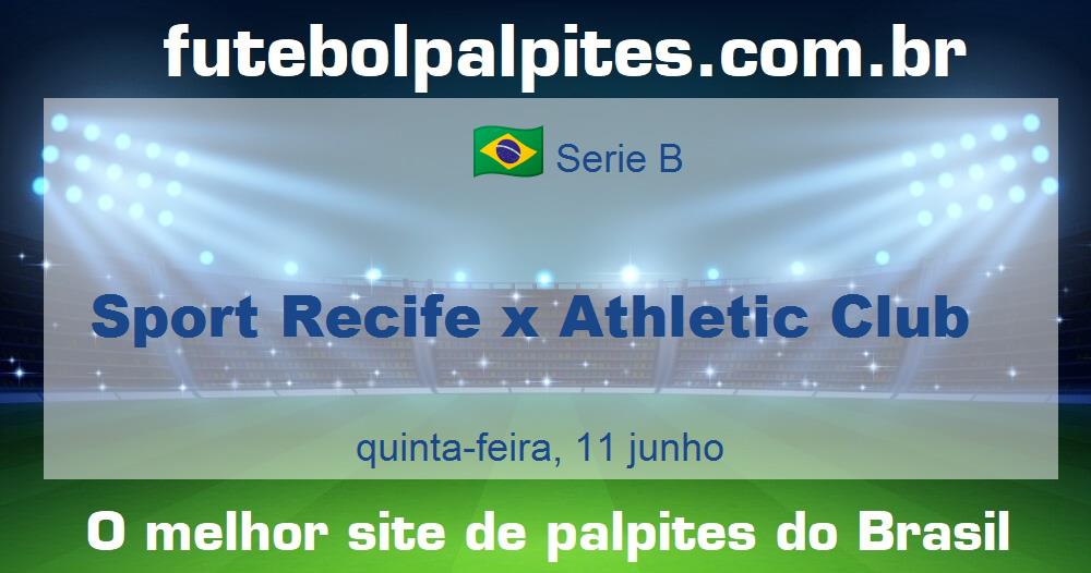 Sport Recife x Athletic Club Sport Recife x Athletic Club