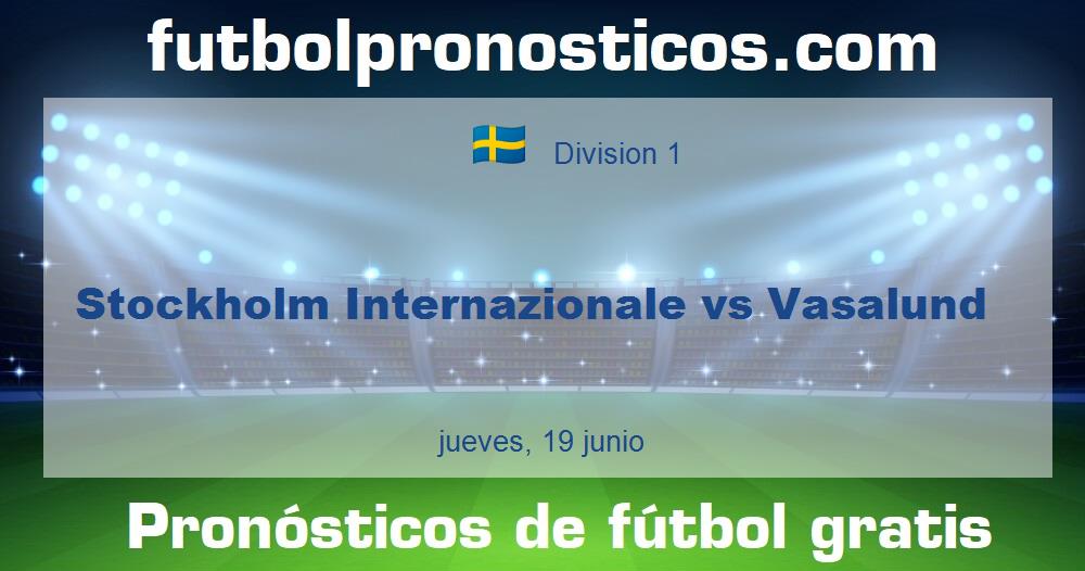 Stockholm Internazionale vs Vasalund Stockholm Internazionale vs Vasalund