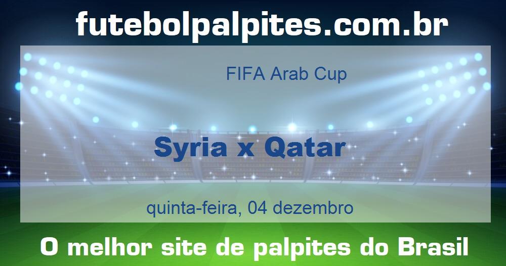 Syria x Qatar