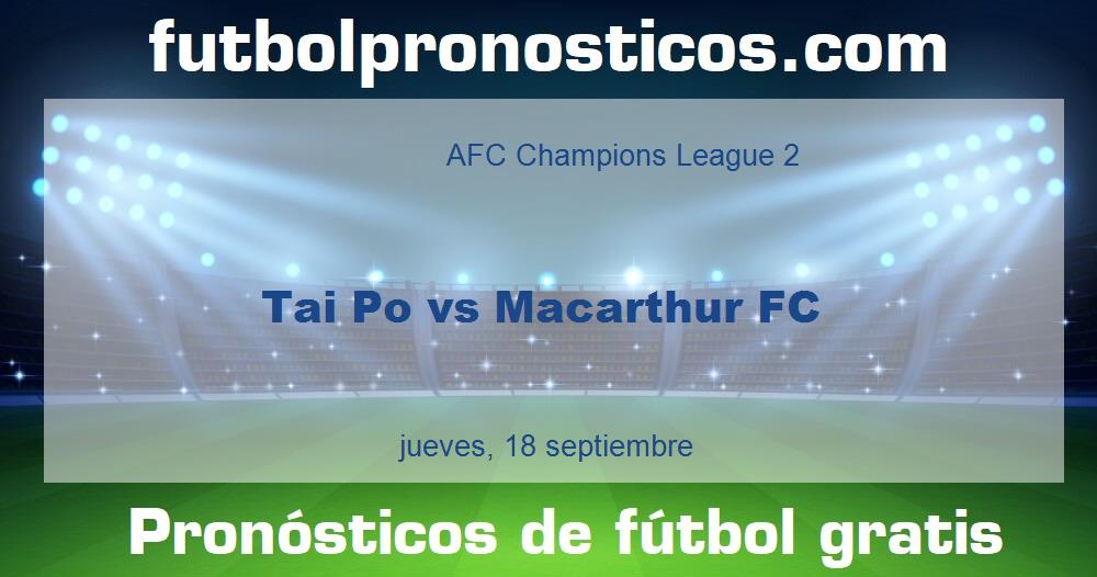 Tai Po vs Macarthur FC