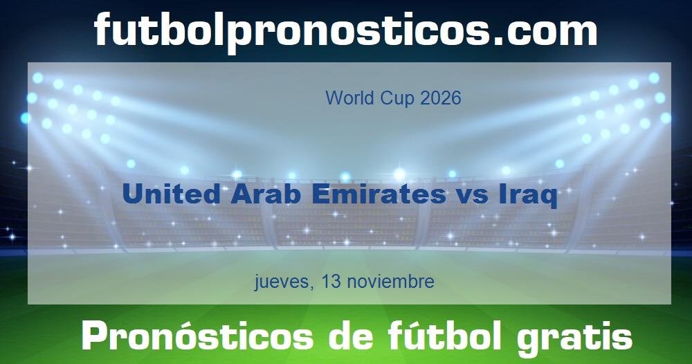 United Arab Emirates vs Iraq