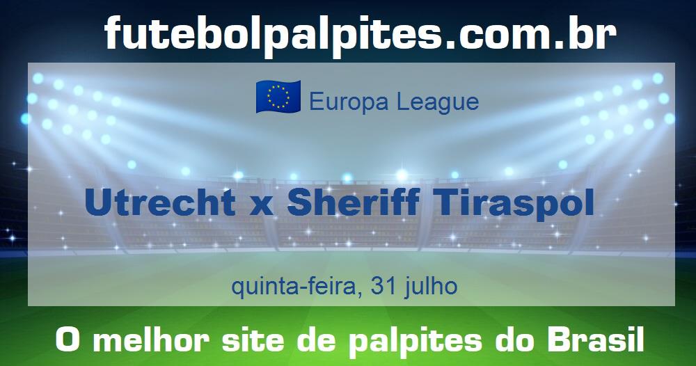 Utrecht x Sheriff Tiraspol Utrecht x Sheriff Tiraspol