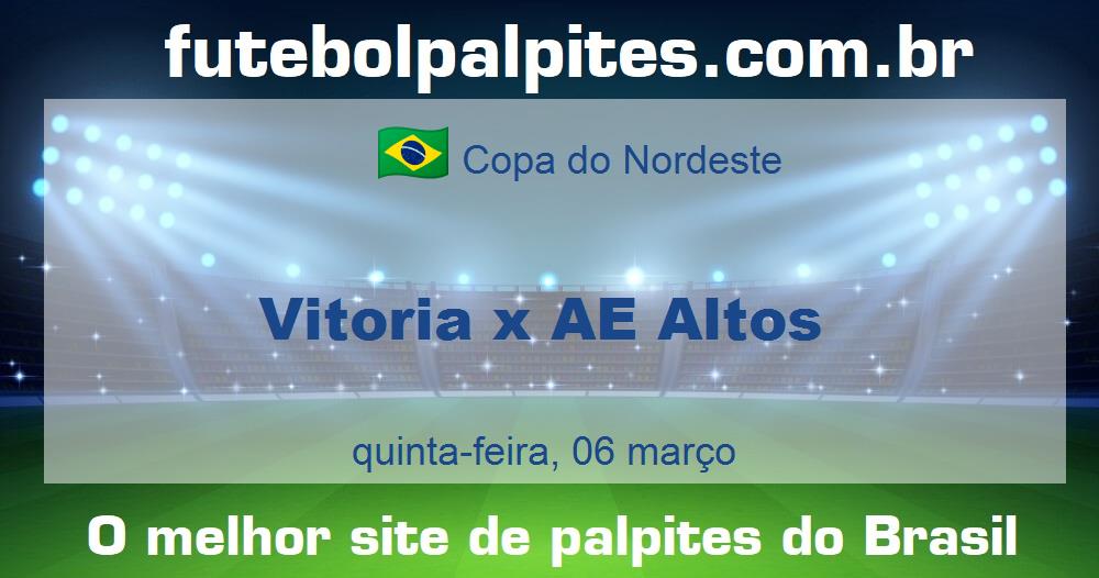 Vitoria x AE Altos