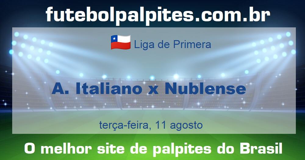 A. Italiano x Nublense