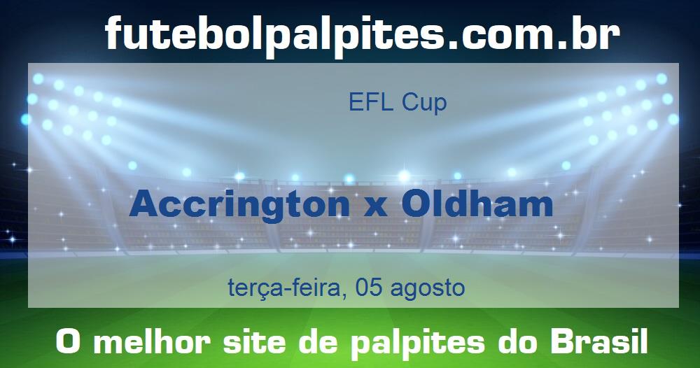 Accrington x Oldham Accrington x Oldham
