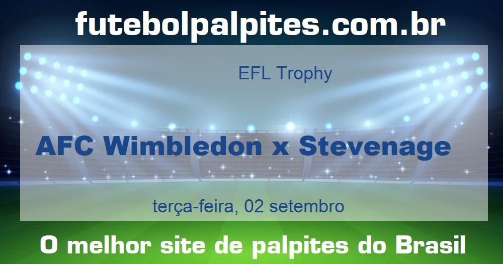 AFC Wimbledon x Stevenage AFC Wimbledon x Stevenage