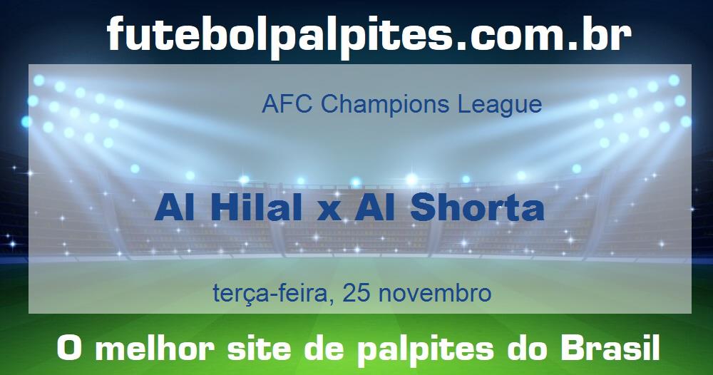 Al Hilal x Al Shorta Al Hilal x Al Shorta