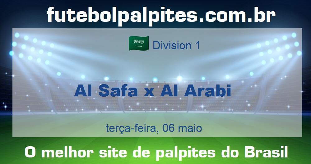 Al Safa x Al Arabi Al Safa x Al Arabi
