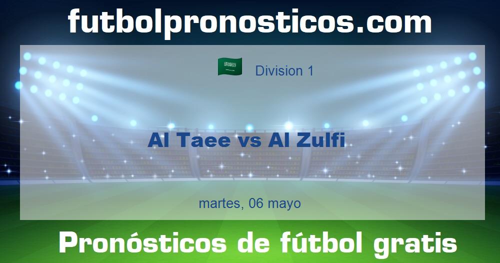 Al Taee vs Al Zulfi Al Taee vs Al Zulfi