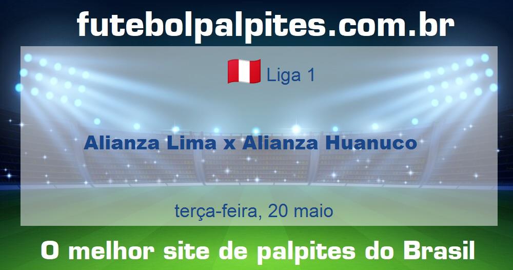 Alianza Lima x Alianza Huanuco Alianza Lima x Alianza Huanuco