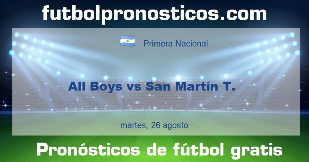 All Boys vs San Martin T.