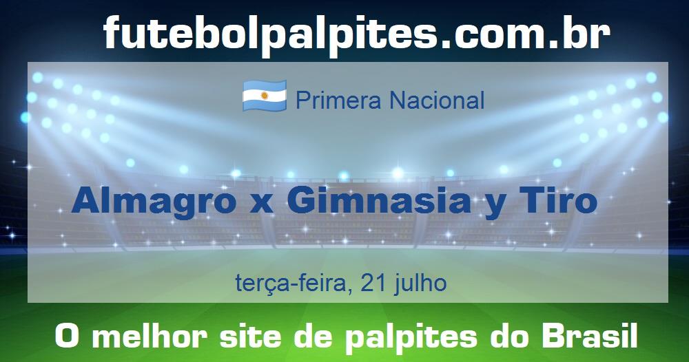 Almagro x Gimnasia y Tiro Almagro x Gimnasia y Tiro