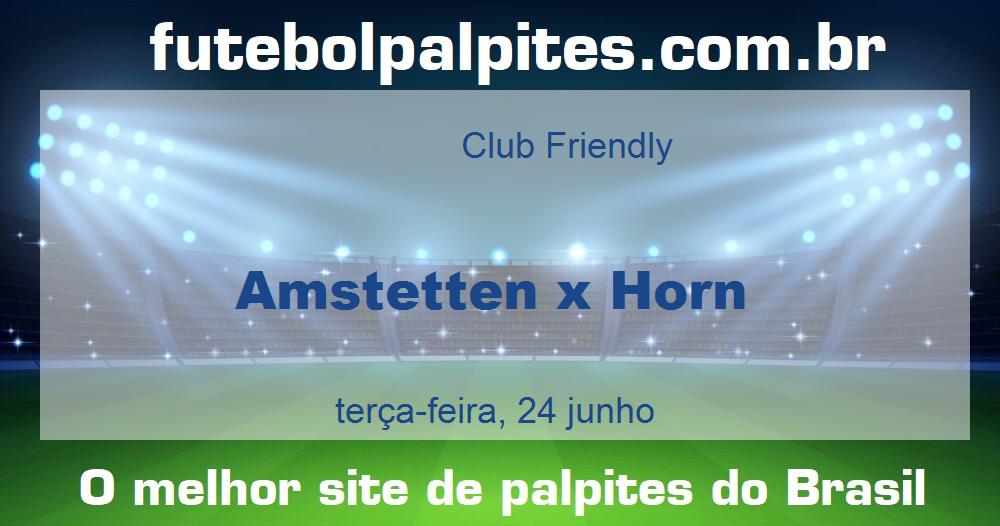 Amstetten x Horn Amstetten x Horn