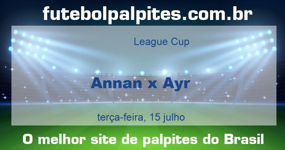 Annan x Ayr Annan x Ayr