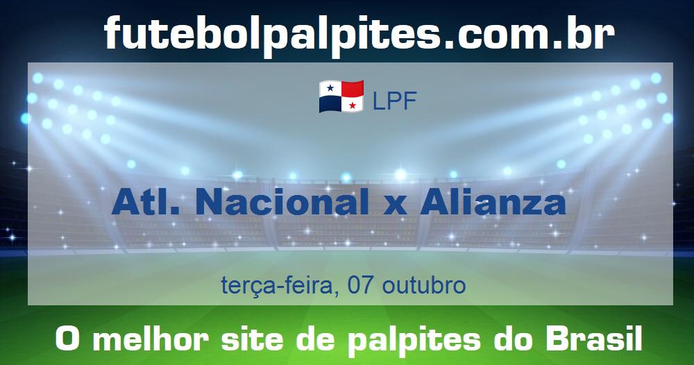 Atl. Nacional x Alianza