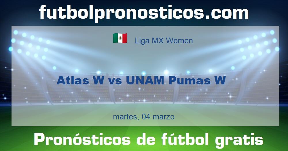 Atlas W vs UNAM Pumas W