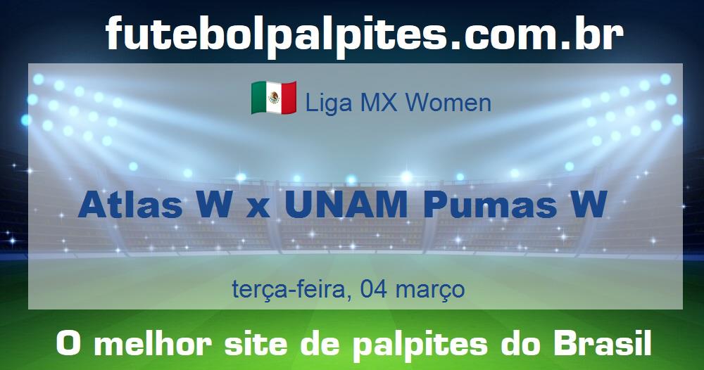 Atlas W x UNAM Pumas W