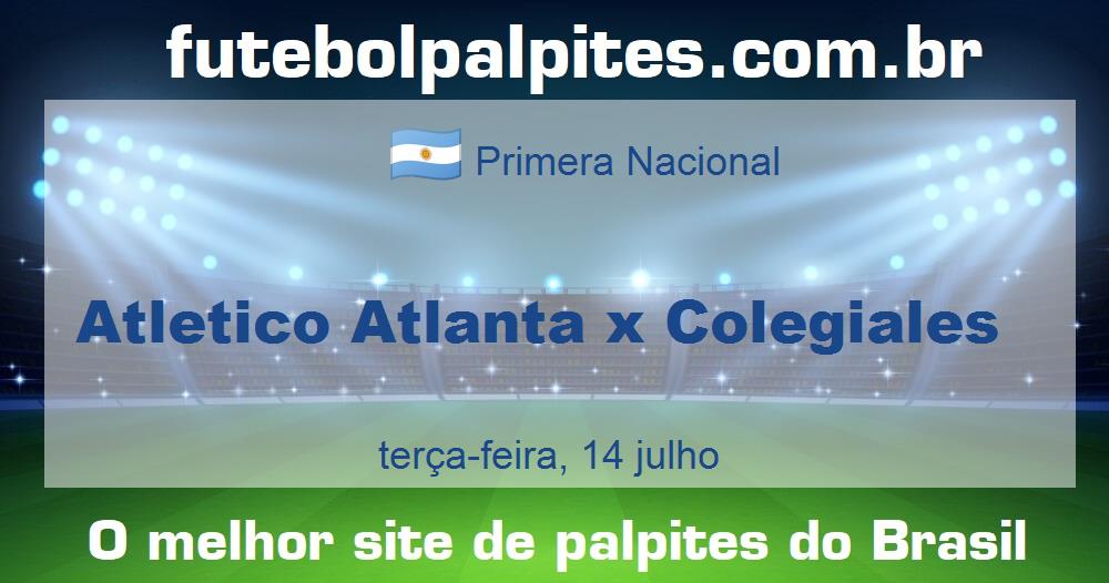 Atletico Atlanta x Colegiales