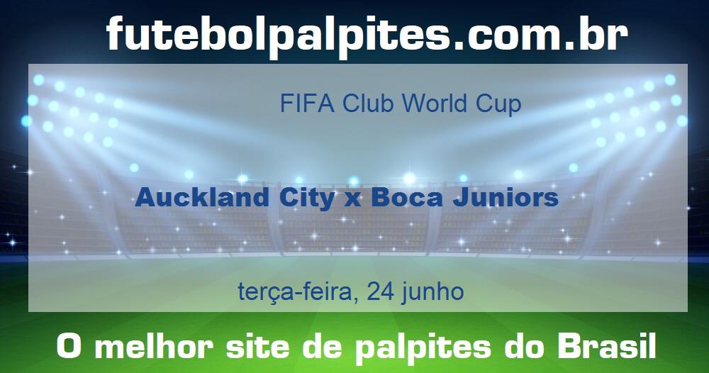 Auckland City x Boca Juniors Auckland City x Boca Juniors