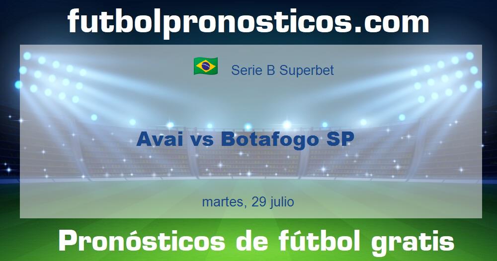 Avai vs Botafogo SP Avai vs Botafogo SP