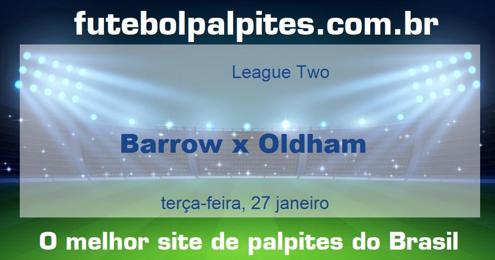 Barrow x Oldham