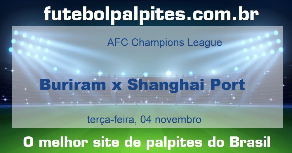 Buriram x Shanghai Port Buriram x Shanghai Port