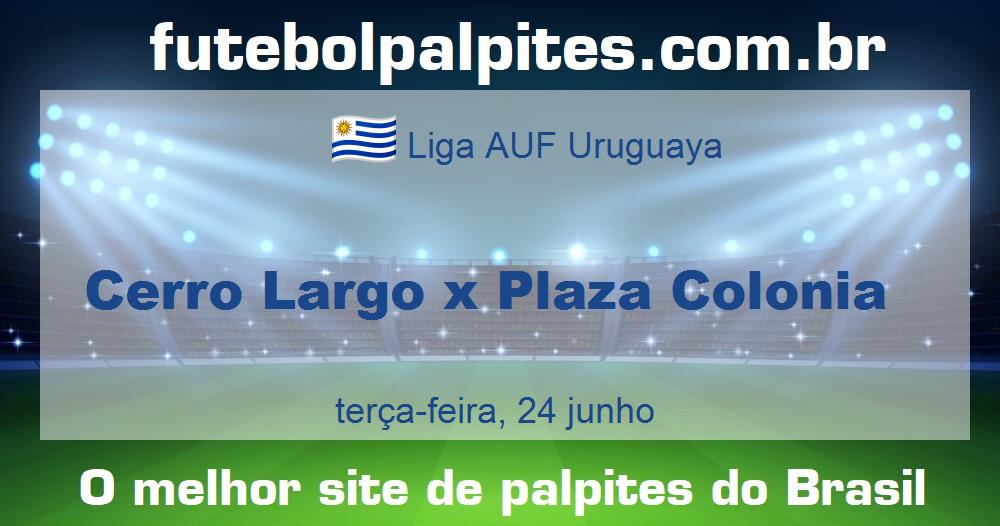 Cerro Largo x Plaza Colonia Cerro Largo x Plaza Colonia