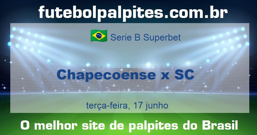 Chapecoense x SC Chapecoense x SC