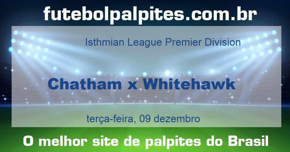 Chatham x Whitehawk Chatham x Whitehawk